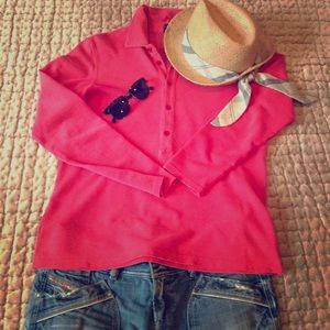 Benetton long sleeve polo shirt